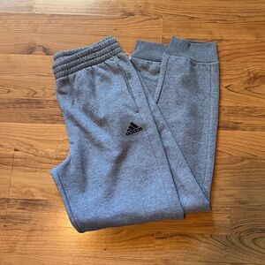 Adidas Kids Heather Gray Joggers Size XL